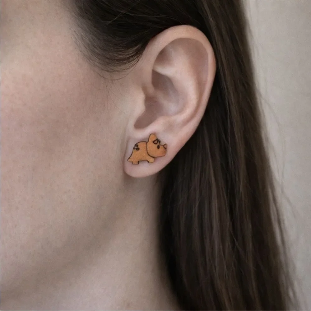 Cute Dinosaur Stud Earrings